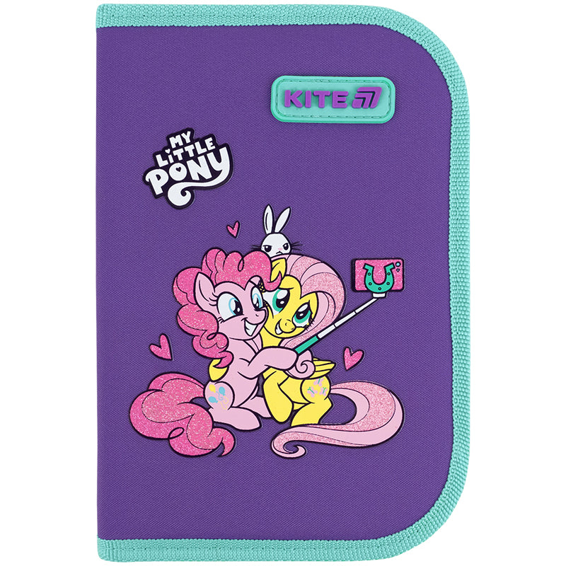 Piórnik bez wyposażenia Kite My Little Pony LP26-622, jednokom., 2-klapkowy