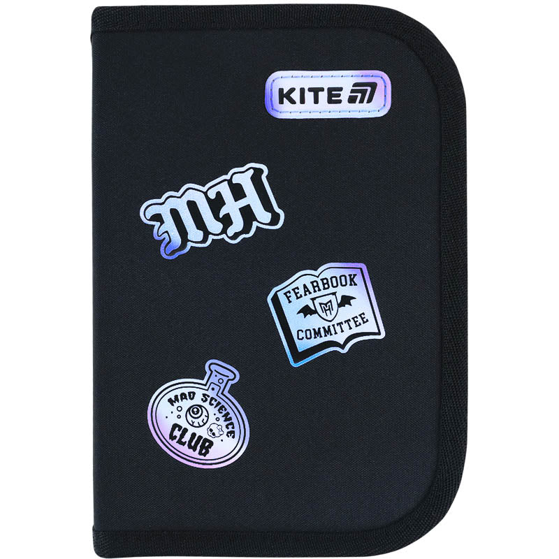 Piórnik bez wyposażenia Kite Monster High MH26-622, jednokom., 2-klapkowy