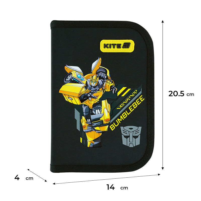 Piórnik bez wyposażenia Kite Transformers TF26-622, jednokom., 2-klapkowy