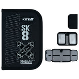 Piórnik bez wyposażenia Kite Skate K26-622-4, jednokom., 2-klapkowy