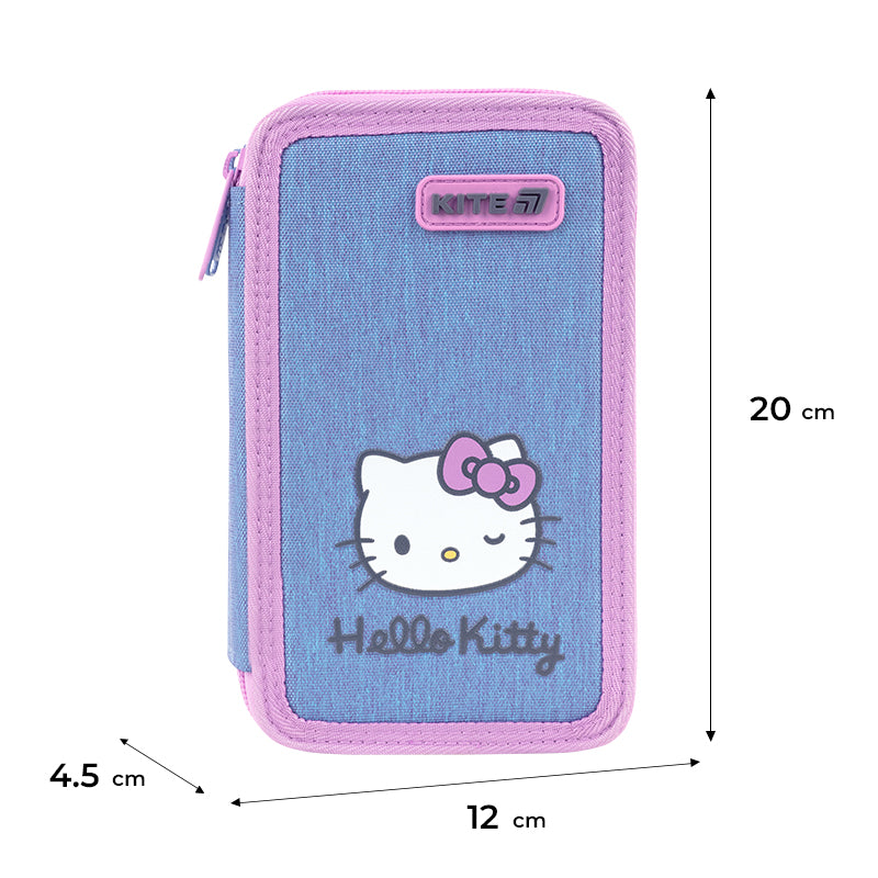 Пенал без наповнення Kite Hello Kitty HK26-623, 2 відділення