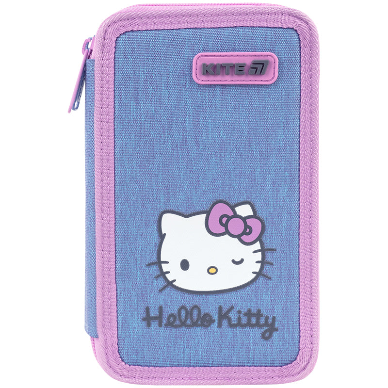 Piórnik bez wyposażenia Kite Hello Kitty HK26-623, podwójny