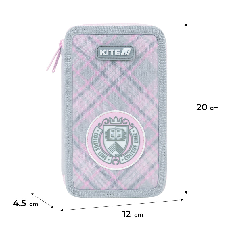 Piórnik bez wyposażenia Kite College Line K26-623-1, podwójny