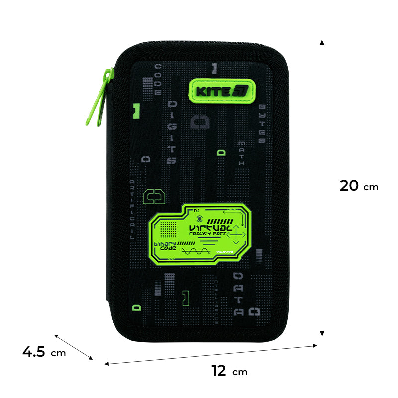 Piórnik bez wyposażenia Kite Digital K26-623-2, podwójny