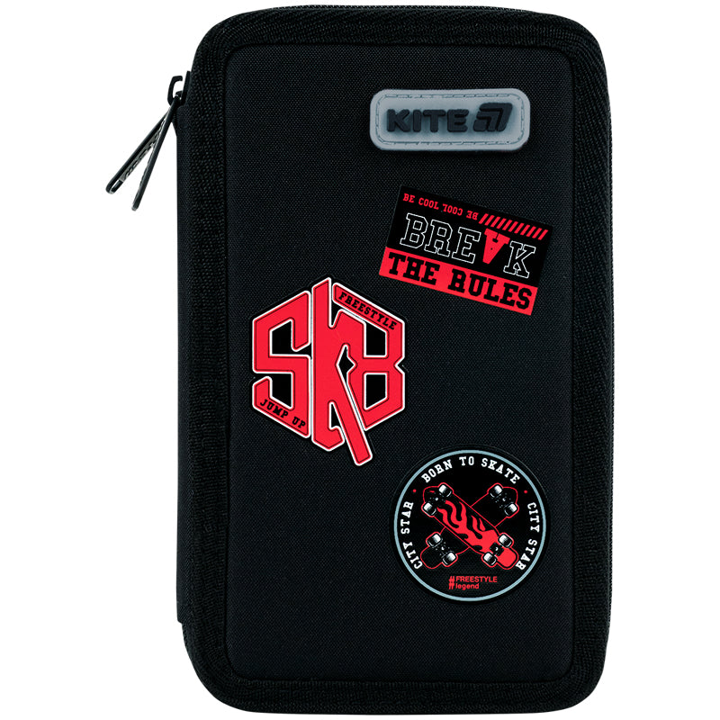 Пенал без наповнення Kite Break the Rules K26-623-4, 2 відділення