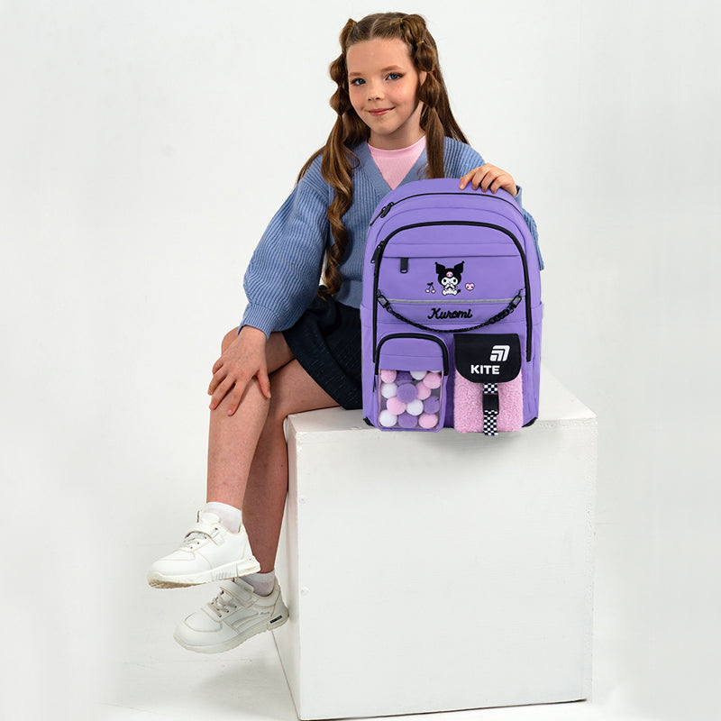 Рюкзак шкільний Kite Education Kuromi HK26-584M