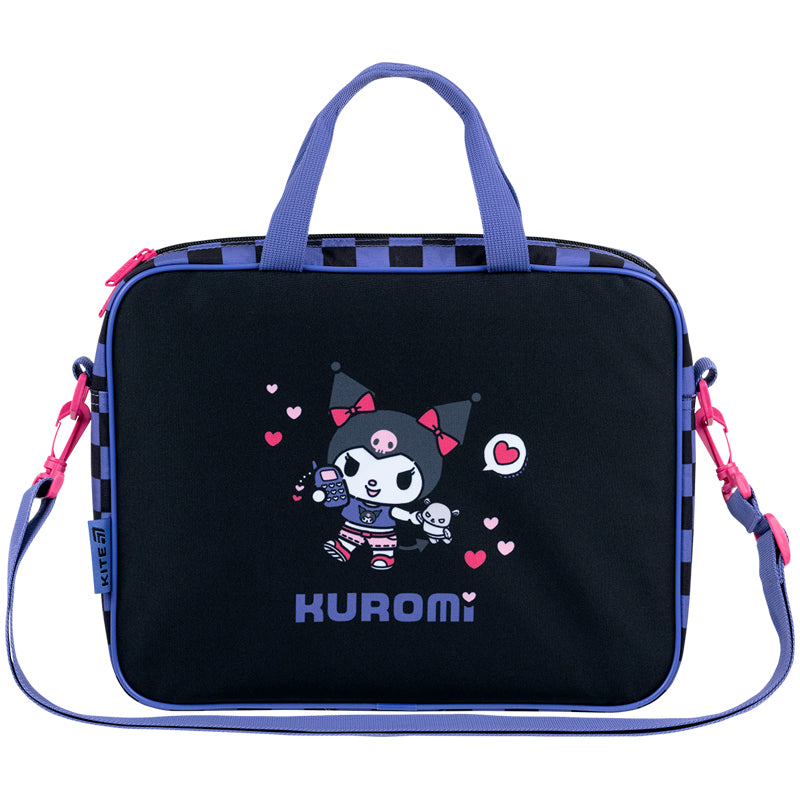 Szkolna tekstylna torba Kite  Kuromi HK26-589-1