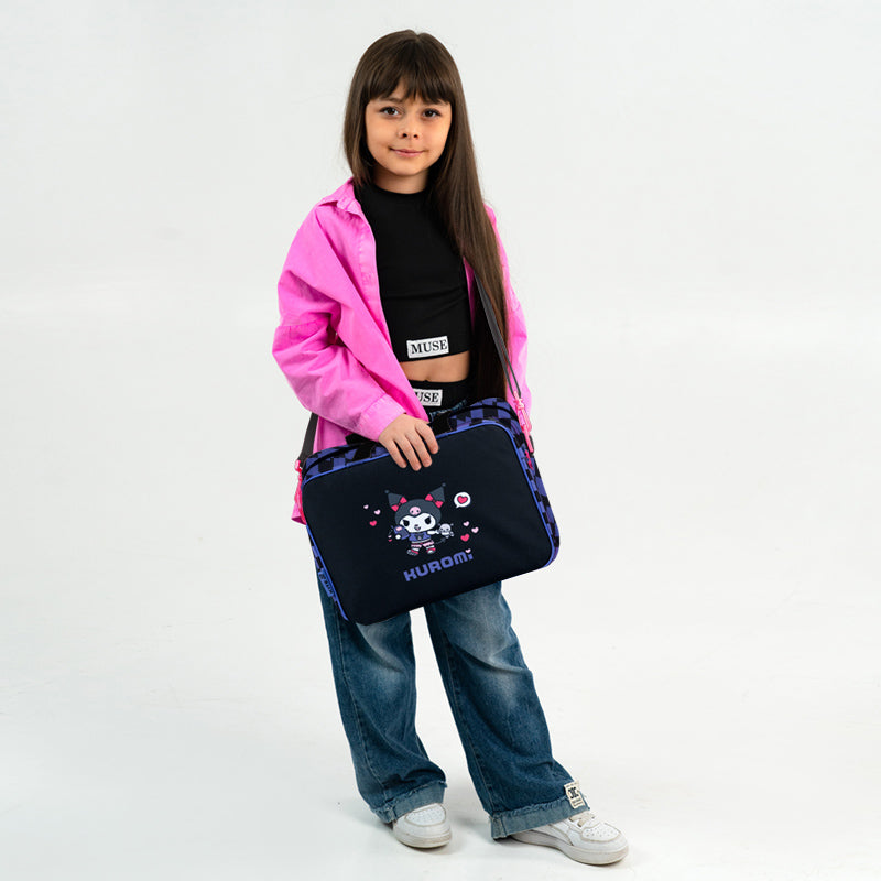 Szkolna tekstylna torba Kite  Kuromi HK26-589-1