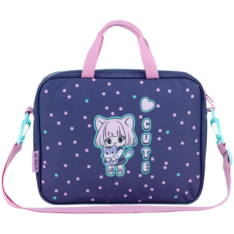 Szkolna tekstylna torba Kite  Be Friends K26-589-1