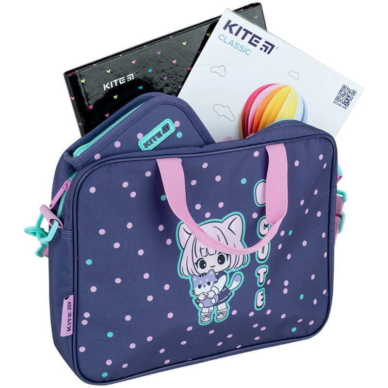 Szkolna tekstylna torba Kite  Be Friends K26-589-1