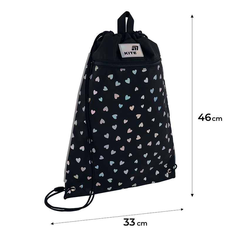 Worek na buty Kite Black&Silver K26-601M-14