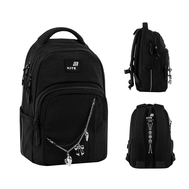Plecak Kite Education teens Black&Charm K26-2578M-1