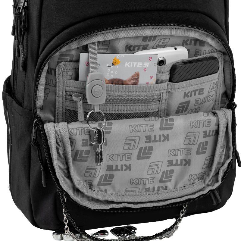Plecak Kite Education teens Black&Charm K26-2578M-1