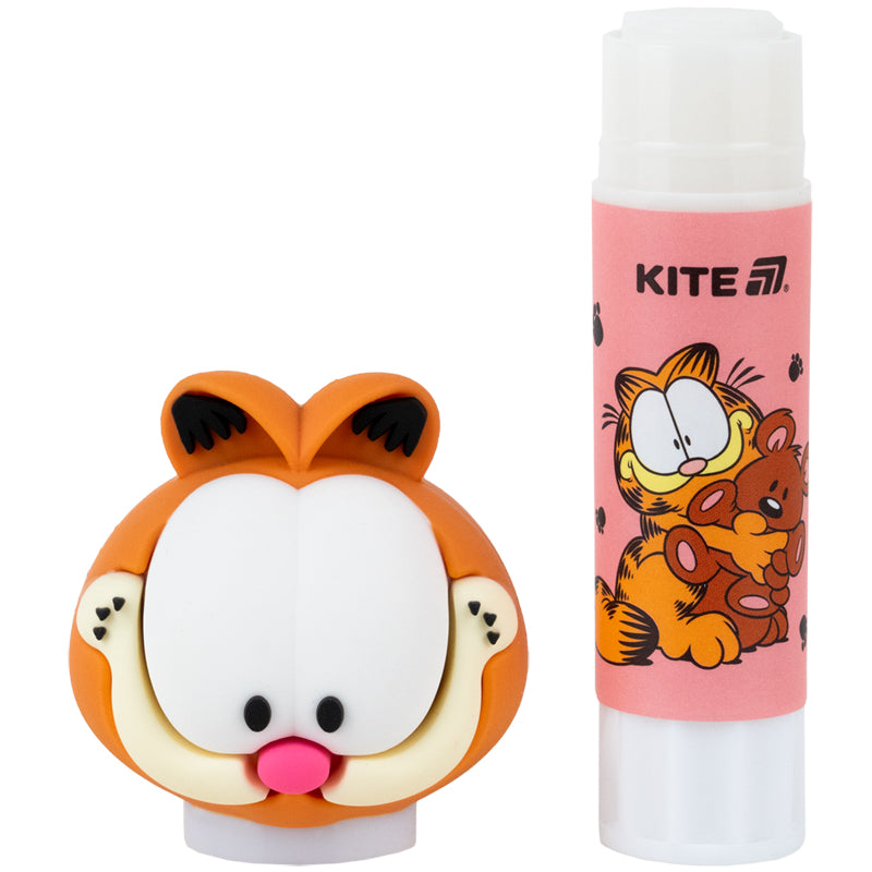 Klej w sztyfcie PVP Kite Garfield GF26-131, z kapturkiem o niestandardowym kształcie, 9g
