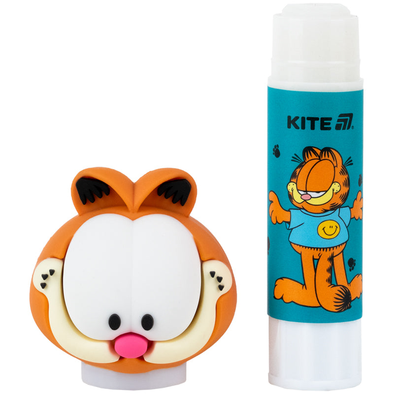 Klej w sztyfcie PVP Kite Garfield GF26-131, z kapturkiem o niestandardowym kształcie, 9g