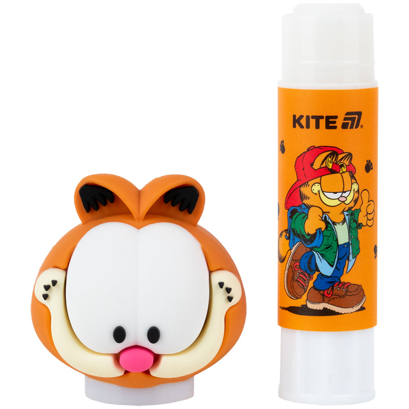 Klej w sztyfcie PVP Kite Garfield GF26-131, z kapturkiem o niestandardowym kształcie, 9g
