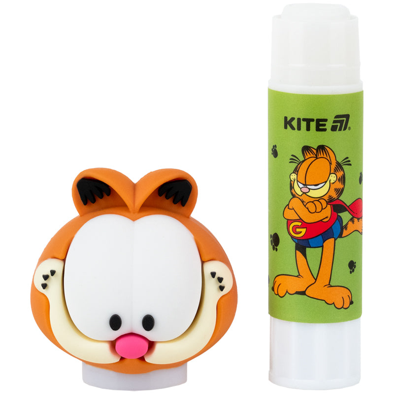 Klej w sztyfcie PVP Kite Garfield GF26-131, z kapturkiem o niestandardowym kształcie, 9g