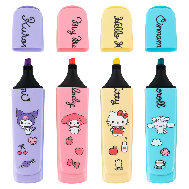 Zakreślacz Kite Hello Kitty and friends HK26-444, zestaw, 4 szt