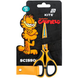 Nożyczki dla dzieci z wkładkami gumowym ta z nadrukiem na ostrzui Kite Garfield GF26-148, 13cm