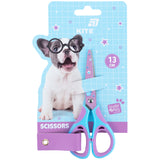 Nożyczki dla dzieci z wkładkami gumowym ta z nadrukiem na ostrzui Kite Studio Pets SP26-148, 13cm