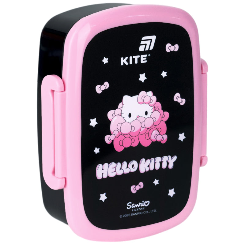 Śniadaniówka z widelcem i łyżką, Kite Hello Kitty,  K26-163-2, 750 ml