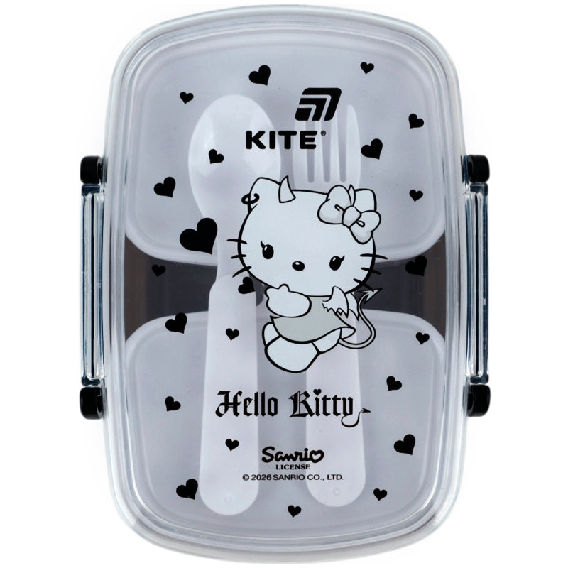 Śniadaniówka z wyposażeniem, Kite  Hello Kitty,  HK26-181-1, 750 ml