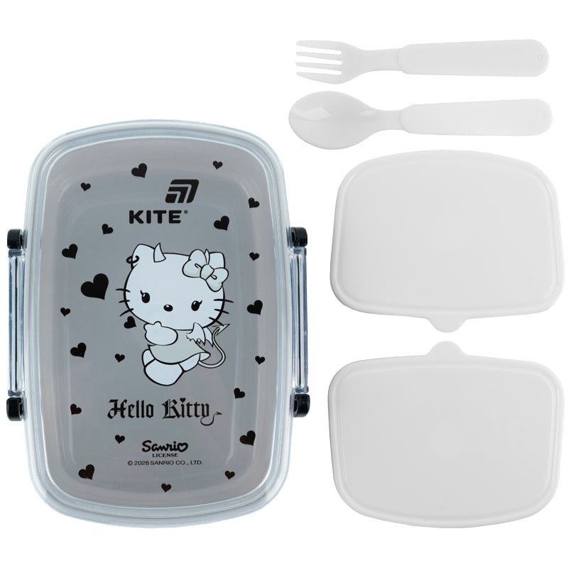 Śniadaniówka z wyposażeniem, Kite  Hello Kitty,  HK26-181-1, 750 ml