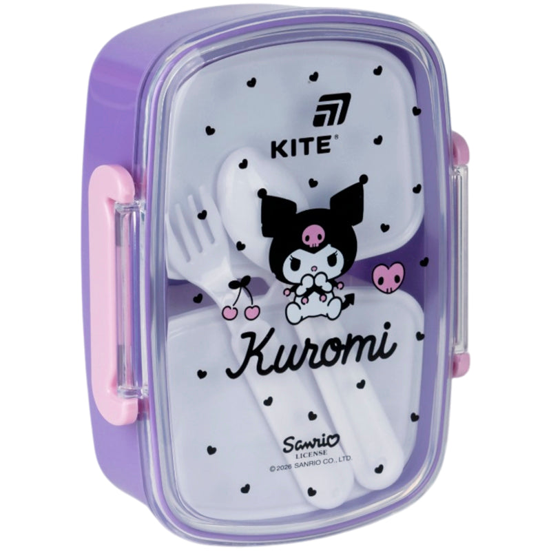 Ланчбокс з наповненням Kite Kuromi,  HK26-181-2, 750 мл