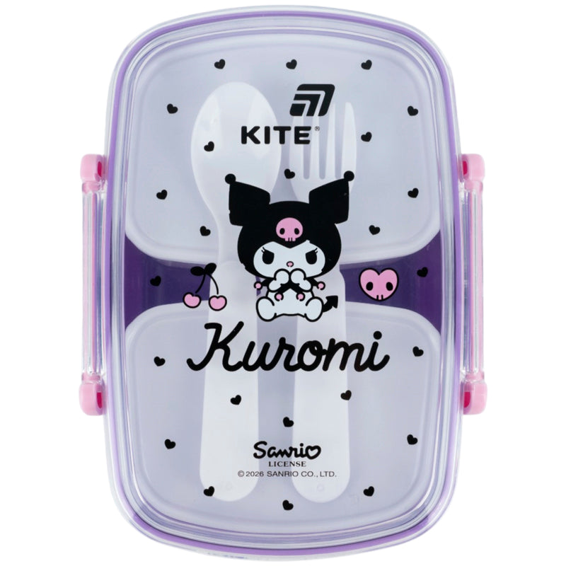 Ланчбокс з наповненням Kite Kuromi,  HK26-181-2, 750 мл