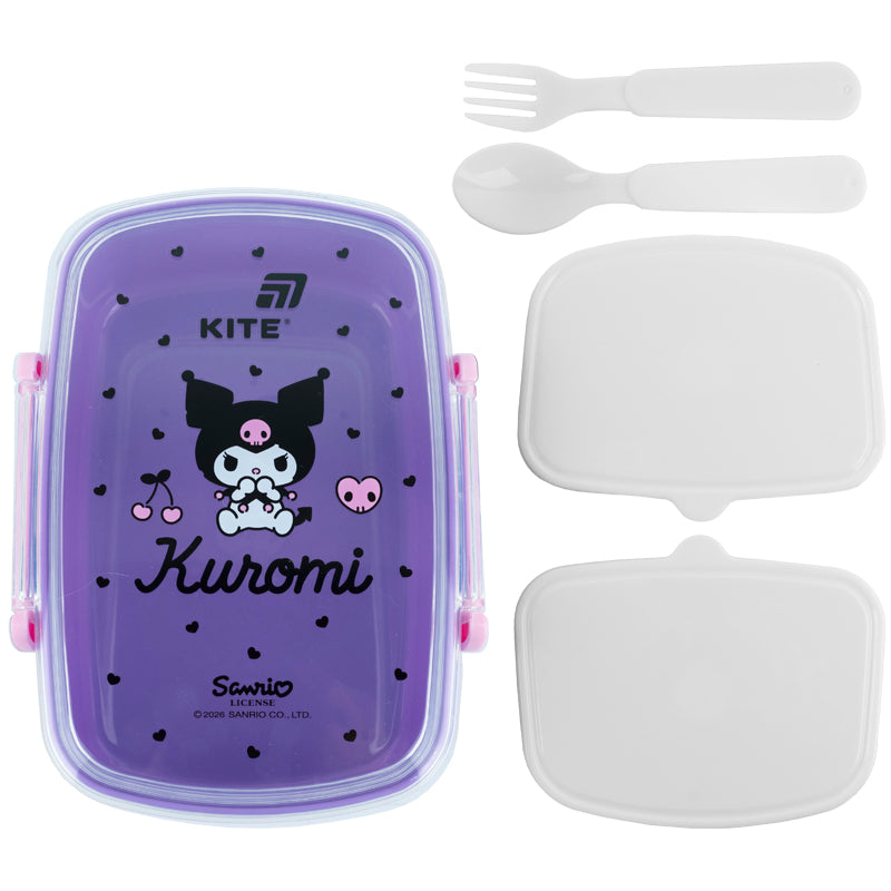 Ланчбокс з наповненням Kite Kuromi,  HK26-181-2, 750 мл