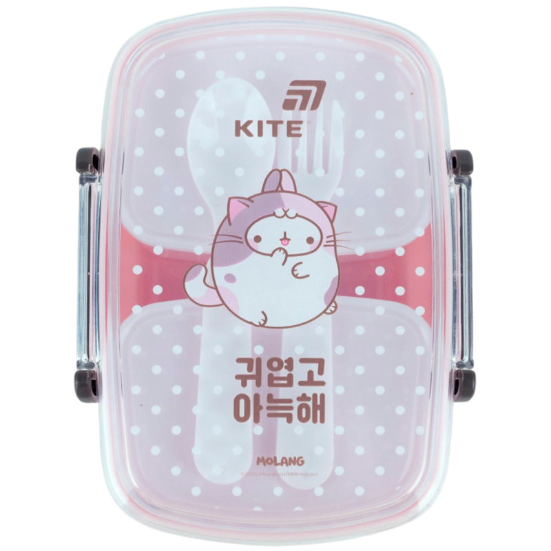 Śniadaniówka z wyposażeniem, Kite  Molang,  ML26-181, 750 ml