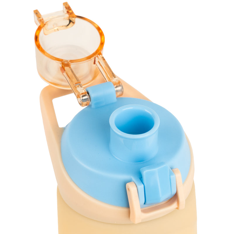 Butelka na wodę Kite K26-1200-1, 760 ml, beżowo-niebieska