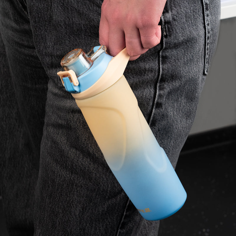 Butelka na wodę Kite K26-1200-1, 760 ml, beżowo-niebieska