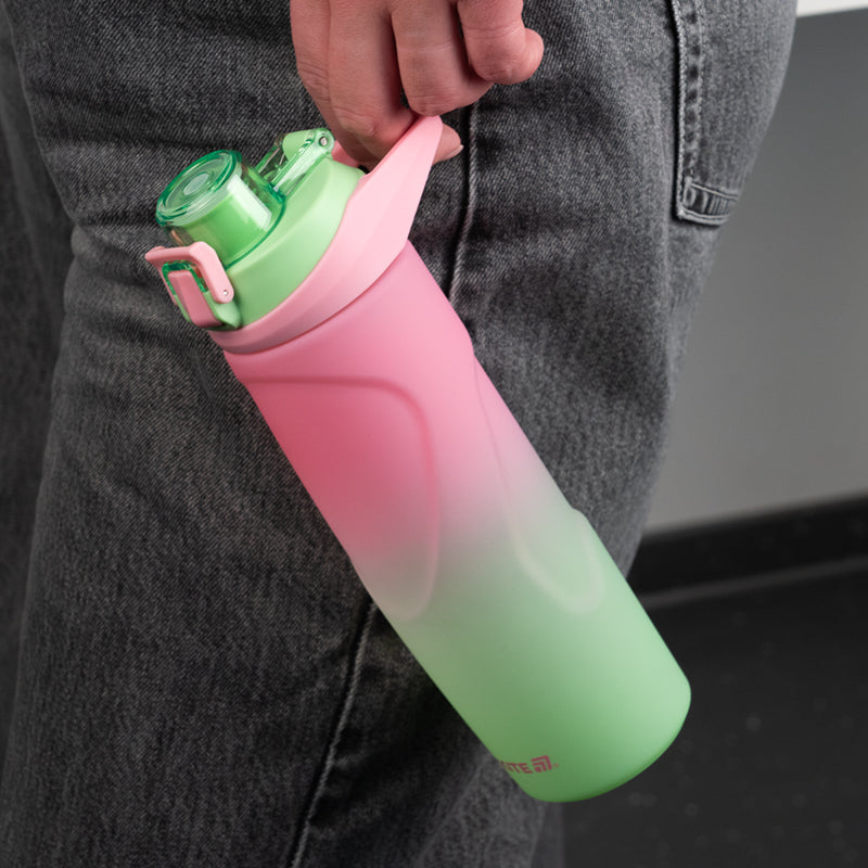 Butelka na wodę  Kite K26-1200-2, 760 ml, różowo-jasnozielona