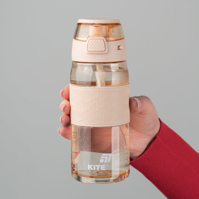 Butelka na wodę Kite K26-1201-2, 600 ml, beżowa