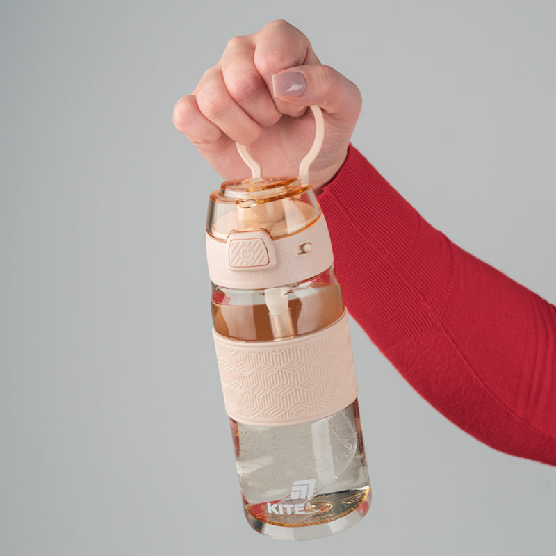 Butelka na wodę Kite K26-1201-2, 600 ml, beżowa