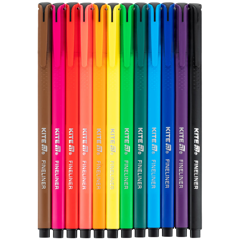 Pisaki cienkopisowe Kite Creative, K-1164 zestaw 12 szt.