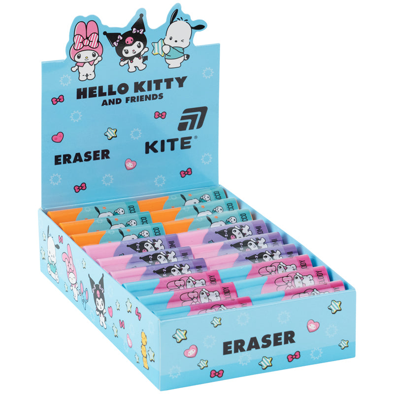 Gumka do ścierania kolorowa  Hello Kitty and Friends HK26-1269, asortyment