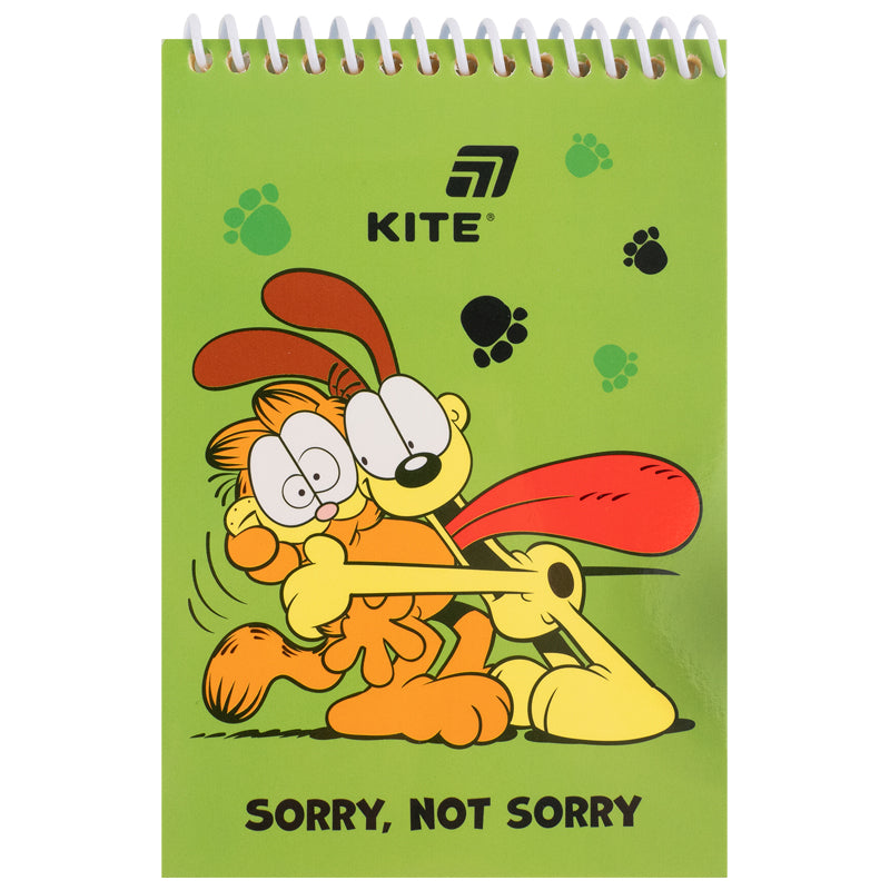 Notes na spirali Kite Garfield GF26-196, А6, 48 arkuszy, gładki