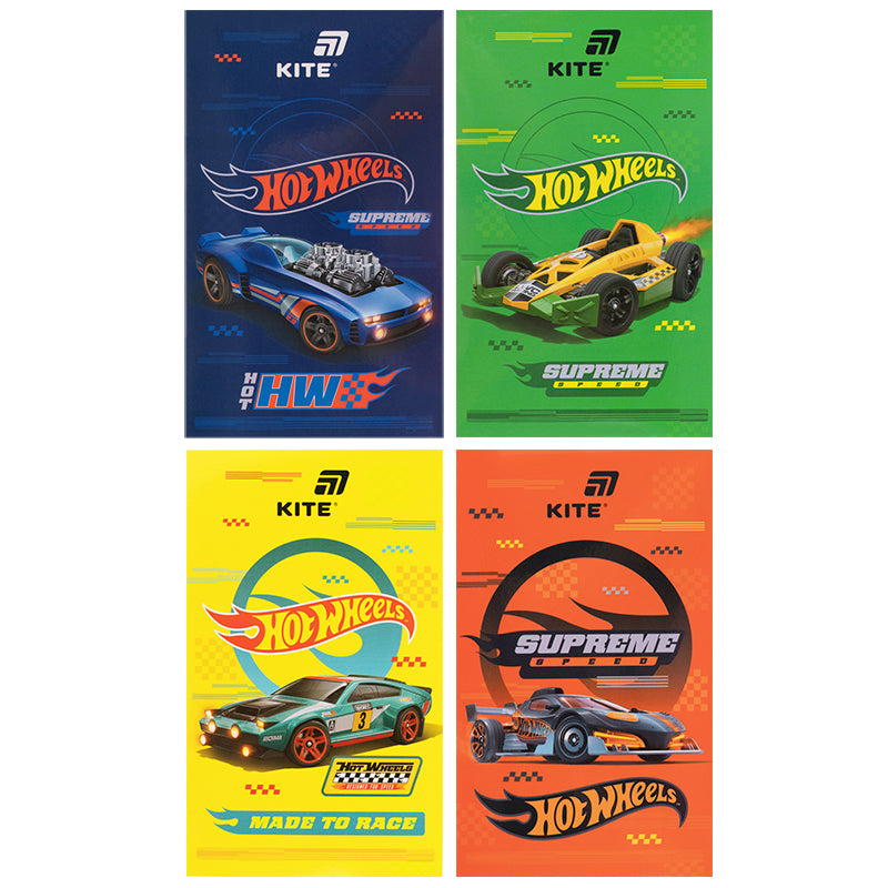 Блокнот-планшет Kite Hot Wheels HW26-195, A6, 50 аркушів, нелінований