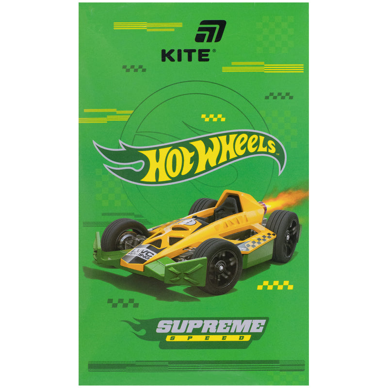 Блокнот-планшет Kite Hot Wheels HW26-195, A6, 50 аркушів, нелінований