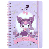 Notes na spirali Kite Kuromi HK26-190-2, A5, 80 kartek, kratka