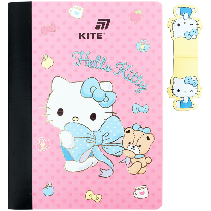 Notatnik i magnetyczne  zakładka Kite Hello Kitty HK26-192-1, А5, 60 kartek, kratka