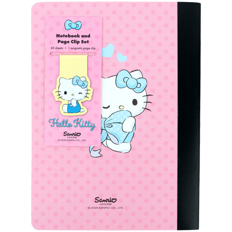 Notatnik i magnetyczne  zakładka Kite Hello Kitty HK26-192-1, А5, 60 kartek, kratka