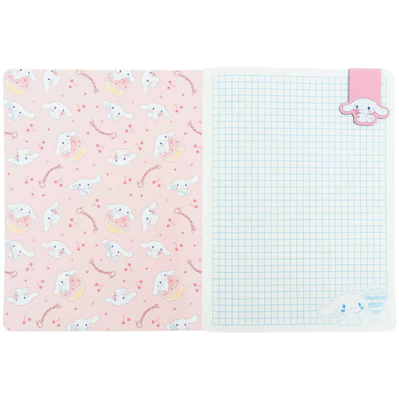 Notatnik i magnetyczne  zakładka Kite Cinnamoroll CR26-192, А5, 60 kartek, kratka
