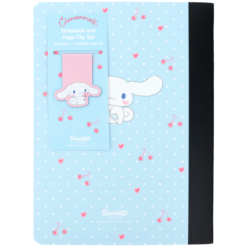 Notatnik i magnetyczne  zakładka Kite Cinnamoroll CR26-192, А5, 60 kartek, kratka