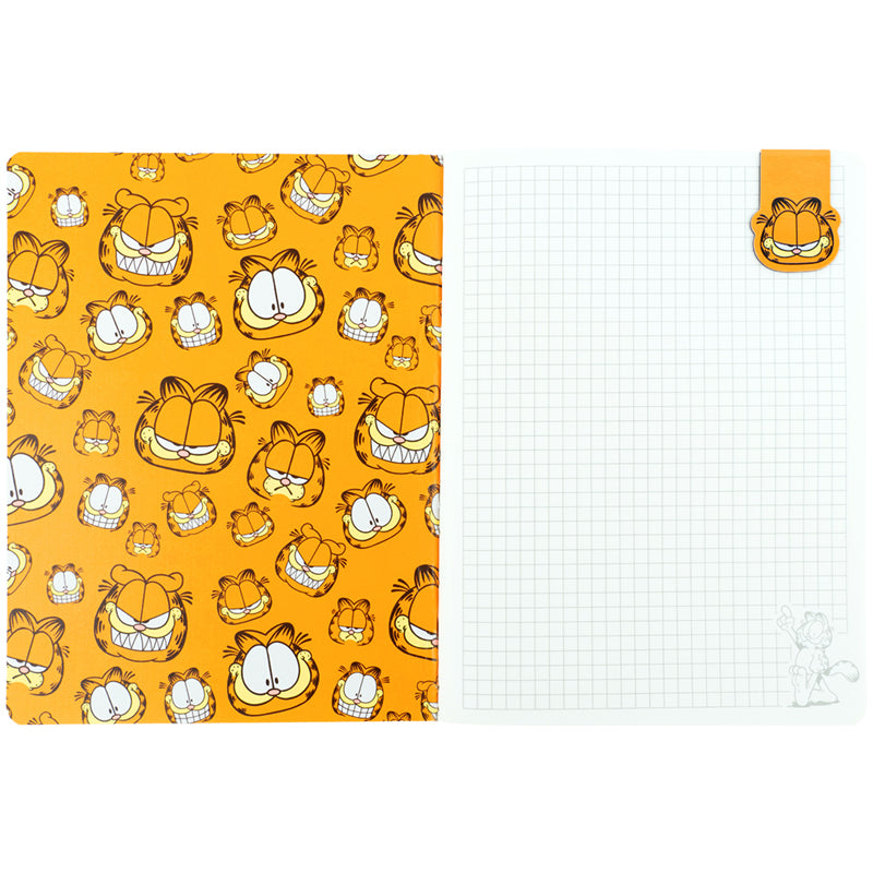 Notatnik i magnetyczne  zakładka Kite Garfield GF26-192, А5, 60 kartek, kratka