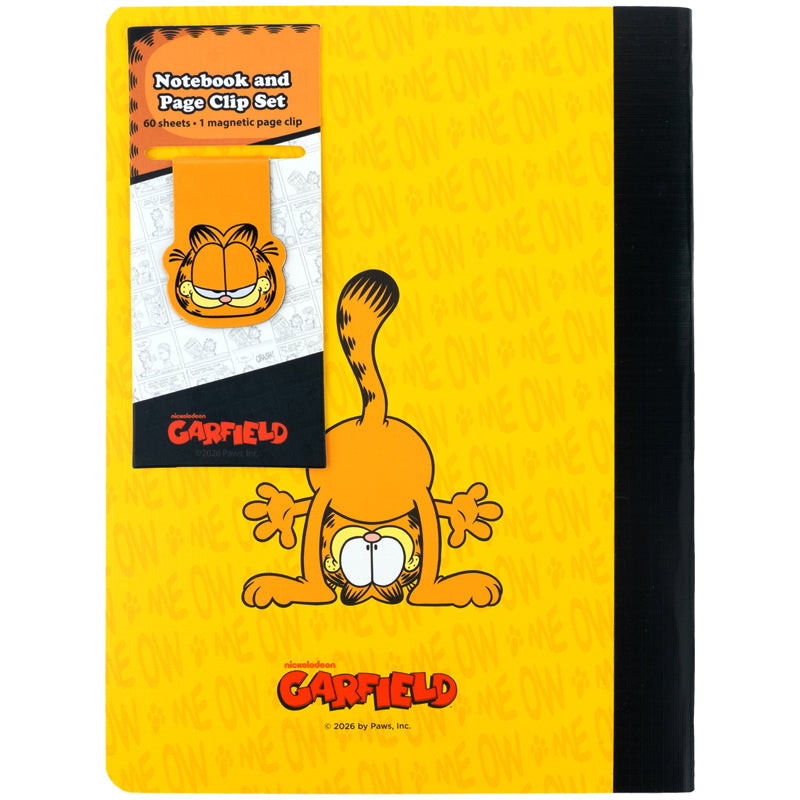 Notatnik i magnetyczne  zakładka Kite Garfield GF26-192, А5, 60 kartek, kratka