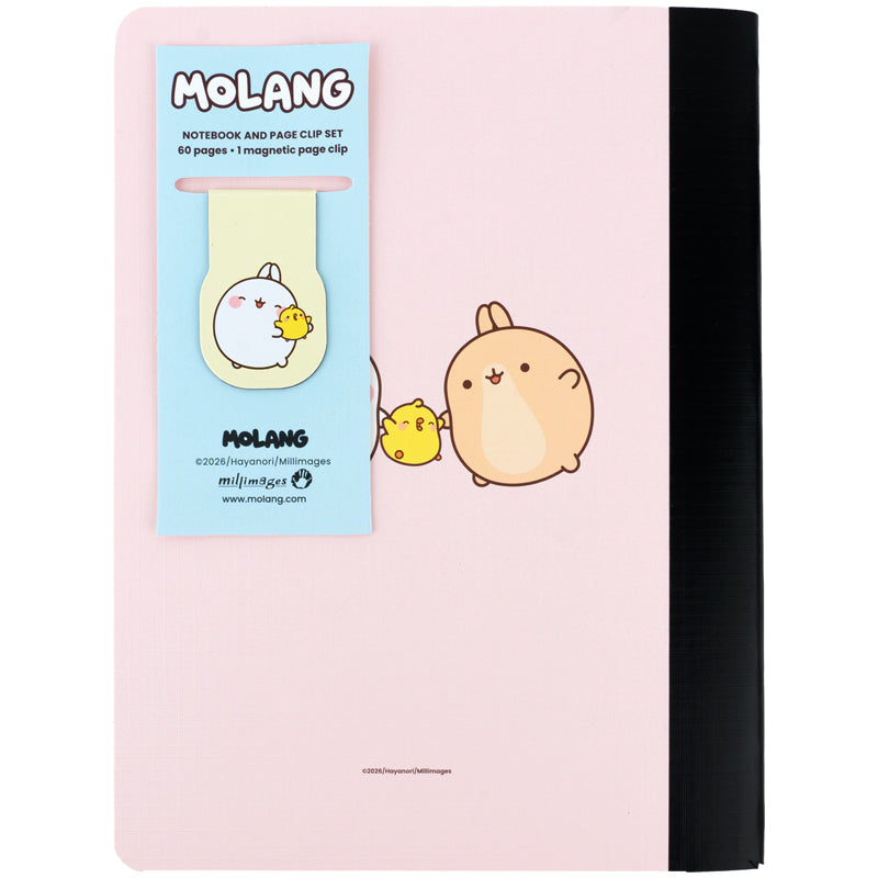 Notatnik i magnetyczne  zakładka Kite Molang ML26-192, А5, 60 kartek, kratka