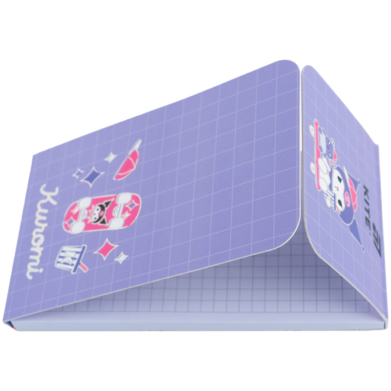 Notatnik magnetyczny Kite Kuromi HK26-092-1, 60 kartek, kratka